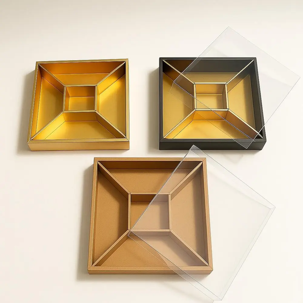 קופסא מרובעת מחולקת ל-5