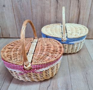 סלסלת פיקניק- עם מכסה