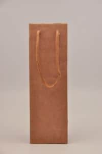 שקית קרטון- בקבוק נמוך 25X8X5.5