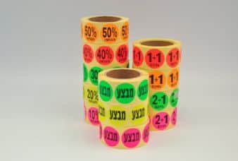 מדבקות וכרטיסי ברכה