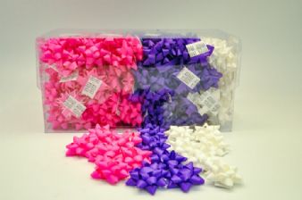 מדבקות פרחים שלושה צבעים