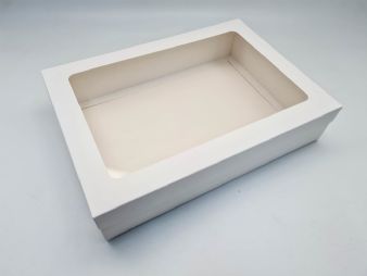 מגש אירוח לבן- 25X35+7.5