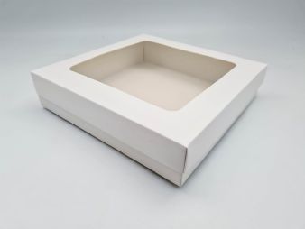 מגש אירוח לבן- 22X22+5