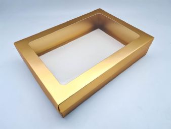 מגש אירוח זהב- 25X35+7.5