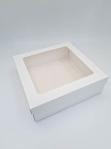 מגש אירוח לבן- 25X25+8