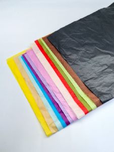 נייר משי במגוון צבעים לבחירה - חבילה של 100 יחידות