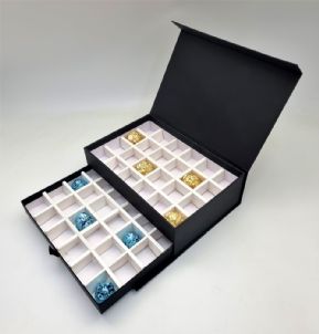 פרלינים יוקרתי 2 קומות סגירת מגנט- 48 יח'