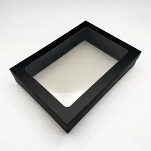 מגש אירוח שחור- 20X30+6.5