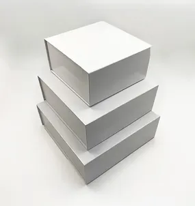 קופסת מגנט לבנה- 28X28+10