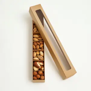 קופסת טו בשבט גדולה- 8 תאי חלוקה