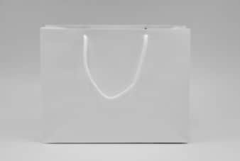 שקית קרטון עדן לבן 28X24+8