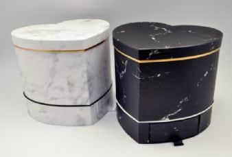 קופסת לב שיש + מגירה