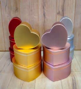 סט שלישיה לב מטאלי